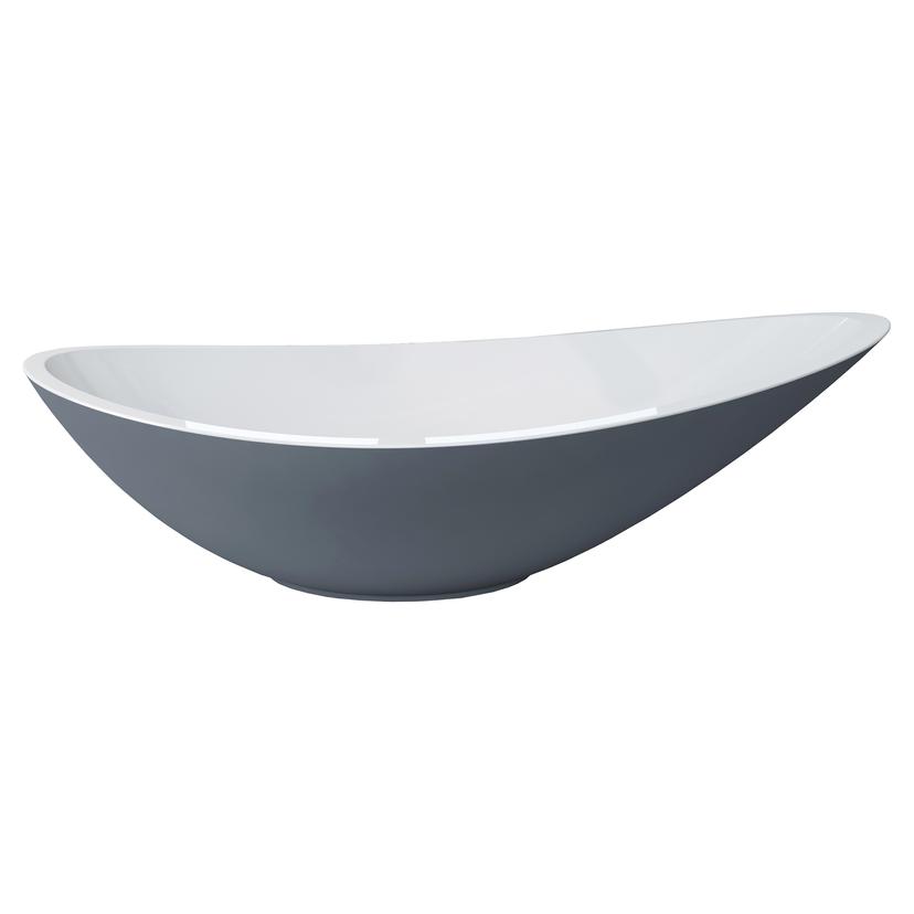 Turin 564mm(w) x 323mm(d) Grey Resin Washbowl