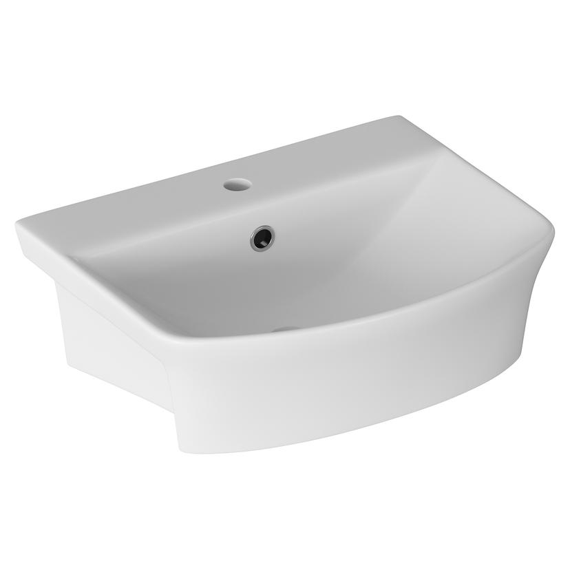 Salerno 500mm(w) x 400mm(d) 1 Tap Hole Semi Recessed Basin