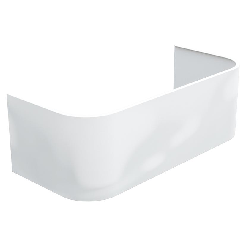 Frontier Back To Wall White Bath Panel