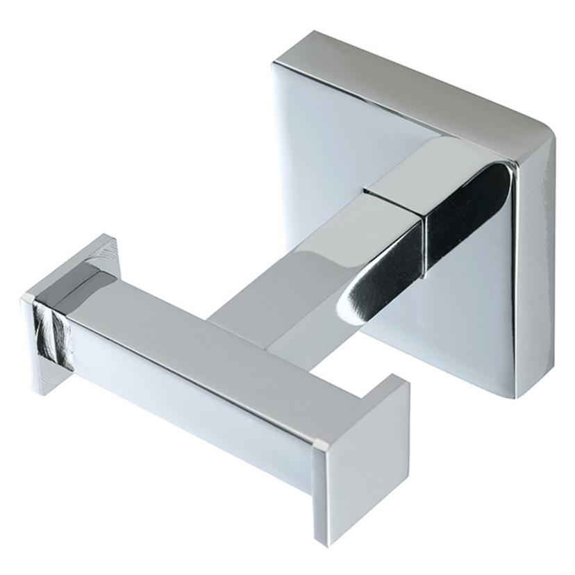 Virgo Double Robe Hook - Chrome