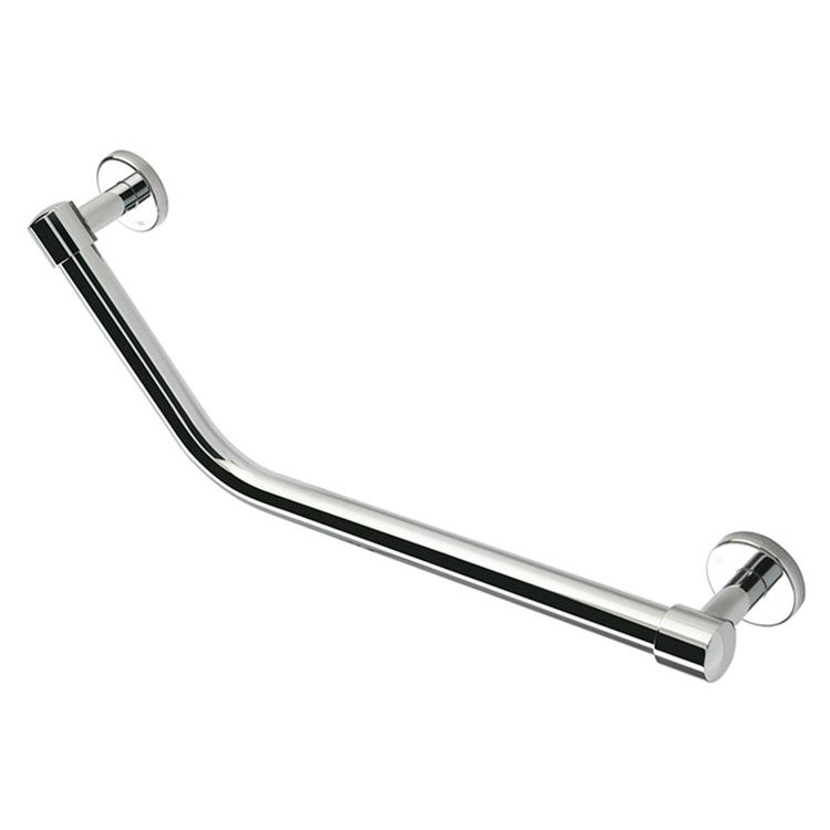 Angled 475mm Grab Rail - Chrome