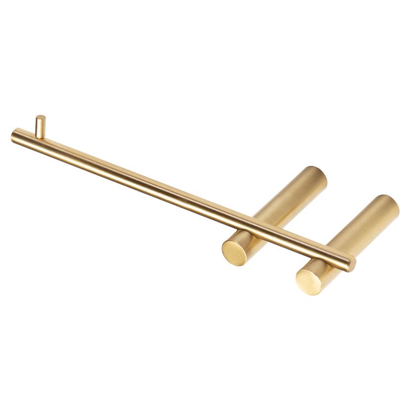 Celtus Toilet Roll Holder - Brushed Brass