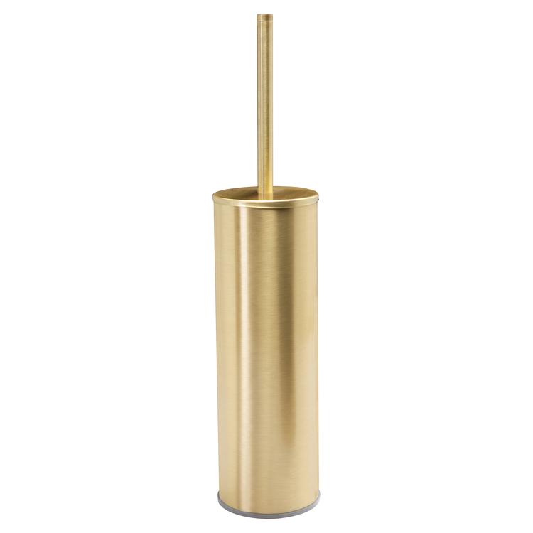 Celtus Wall Mounted Toilet Brush Holder - Brushed Brass