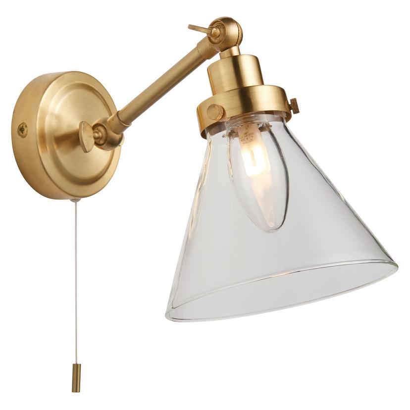 Leo Wall Light - Brushed Brass