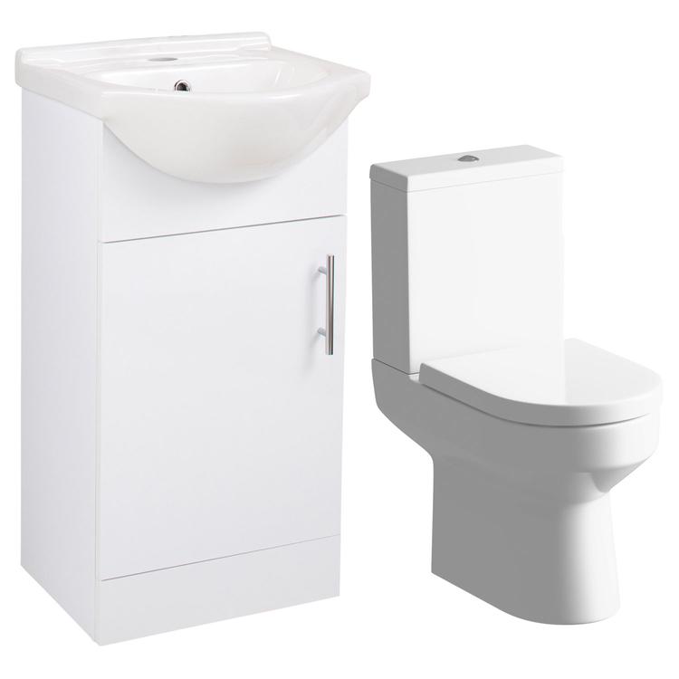 Kanazawa 450mm Vanity & Close Coupled Toilet Pack