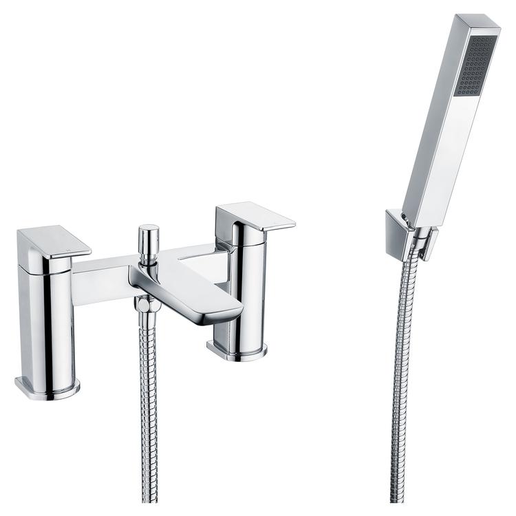 Marengo Bath Shower Mixer - Shower Kit - Chrome