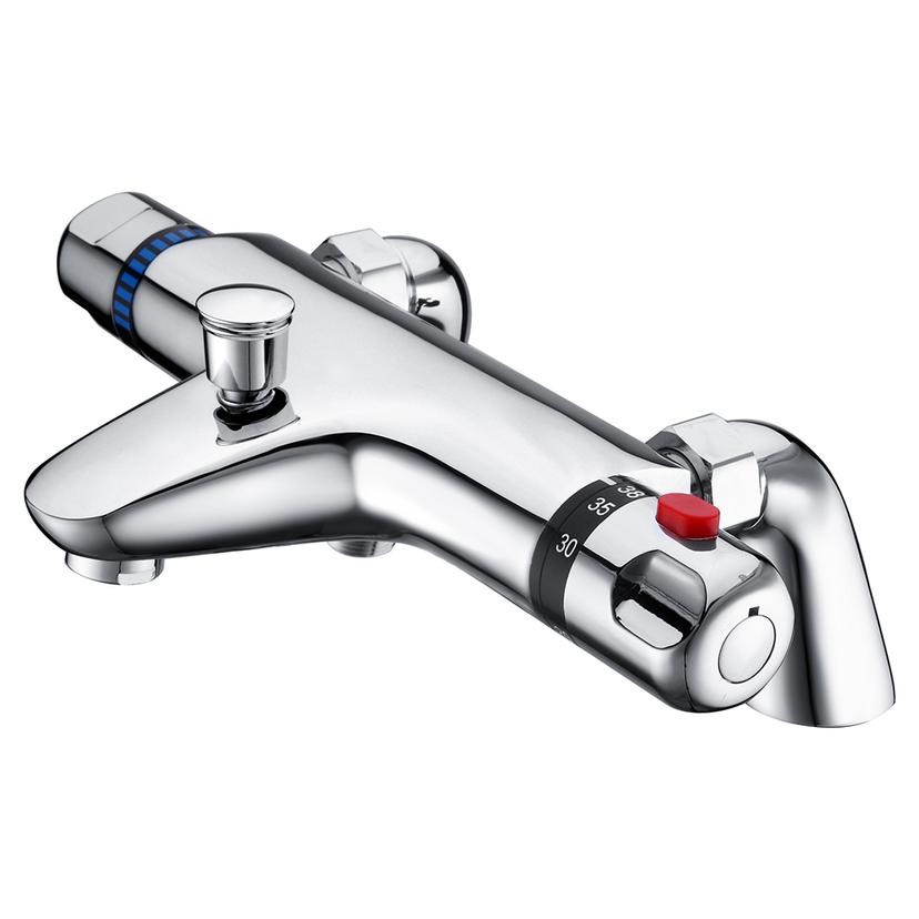 Deck Mounted Thermostatic Bath/Shower Mixer Valve - Chrome