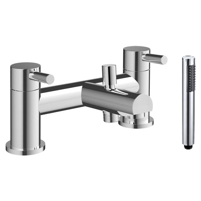 Zenyatta Bath/Shower Mixer With Bracket - Chrome