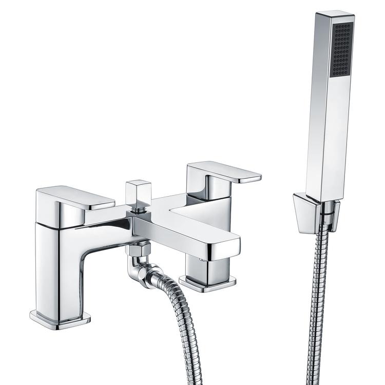 Aldaniti Bath/Shower Mixer With Bracket - Chrome