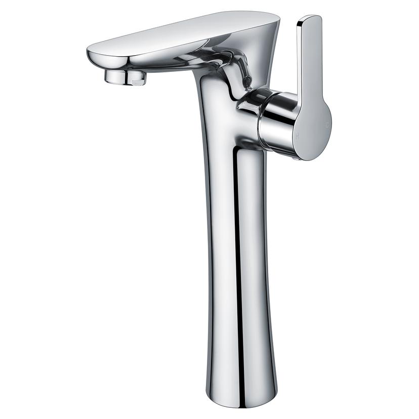 Kauto Tall Mono Basin Mixer - Chrome