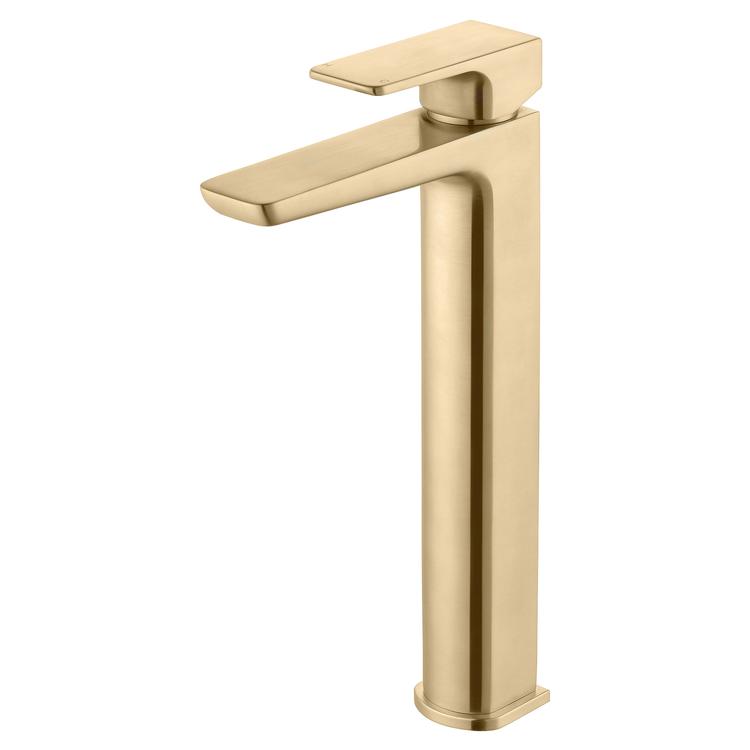 Marengo Mono Tall Basin Tap - Brushed Brass