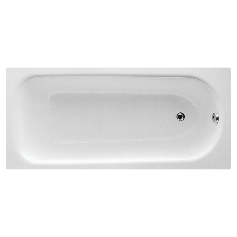 Mondial Single Ended Steel Baths with 2 Tap Hole