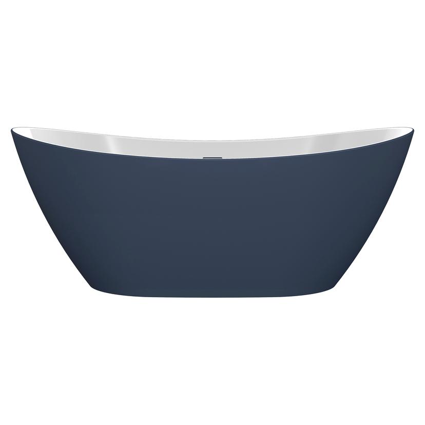 Lancer Freestanding 1700mm(l) x 780mm(w) x 690mm(h) Bath - Matt Blue