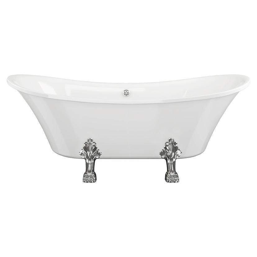 Vitara Freestanding 1760mm(l) x 710mm(w) x 775mm(h) Bath With Feet