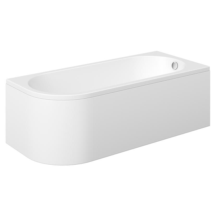 Concorde J Shape Bath With Legs - Right Handed 1700mm(l) x 725mm(w) x 600mm(h)