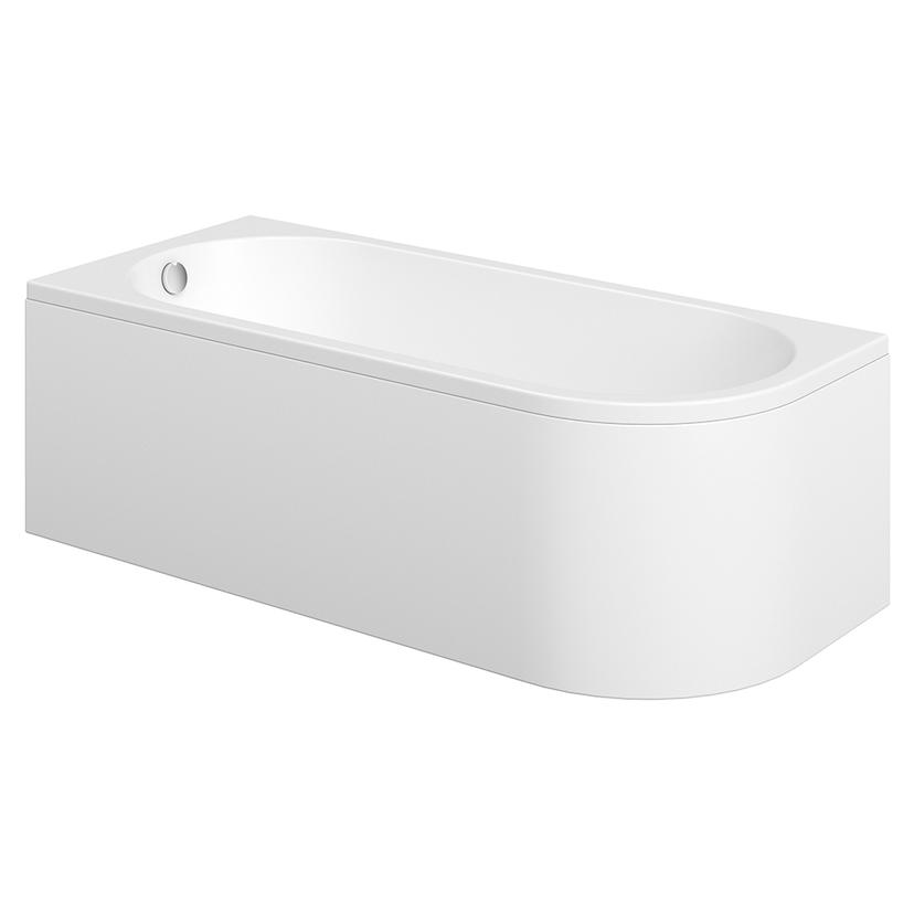 Concorde J Shape Bath With Legs - Right Handed 1700mm(l) x 725mm(w) x 600mm(h)