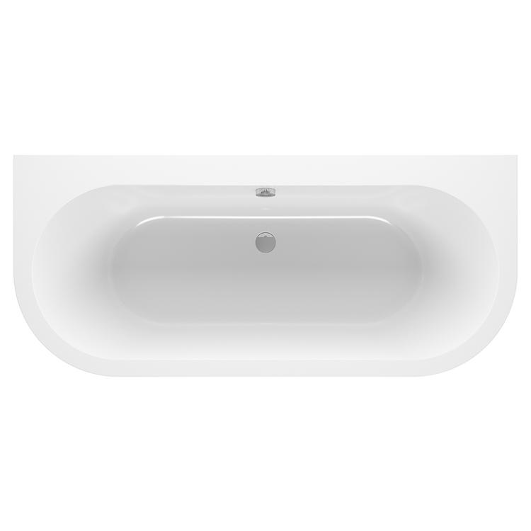 Frontier Back To Wall 1700mm(l) x 750mm(w) x 600mm(h) Bath With Legs