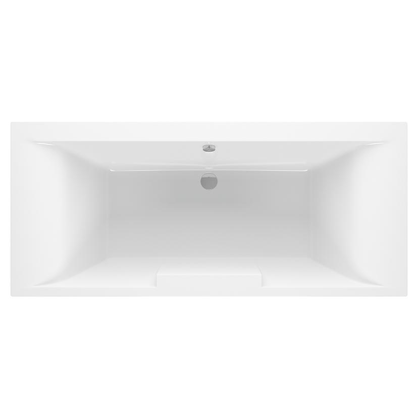 Puma Deluxe Square Double Ended 1700mm(l) x 750mm(w) x 550mm(h) Bath With Legs