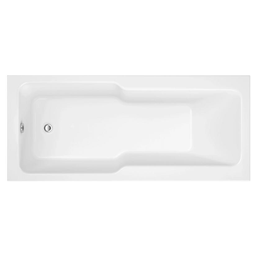 Magnum Straight 1700mm(l) x 750mm(w) x 550mm(h) "C" Shower Bath With Legs