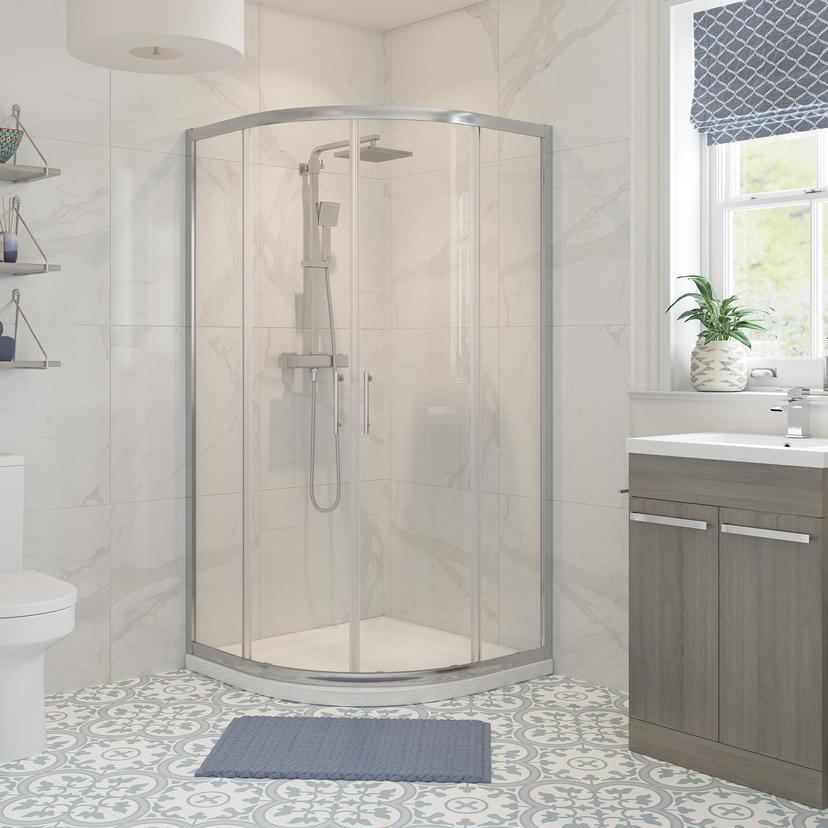 Elin Framed 2 Door Quadrant Shower Enclosure