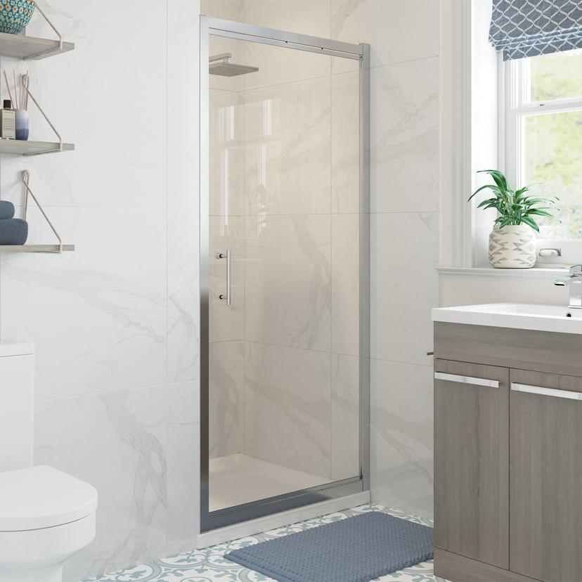 Elin Framed Pivot Shower Doors