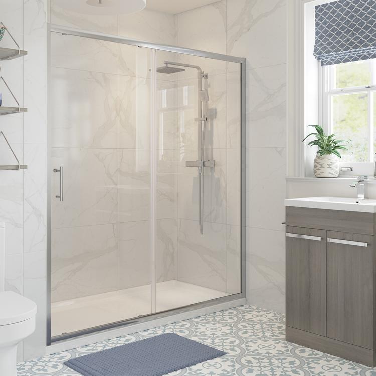 Elin Framed Sliding Shower Doors