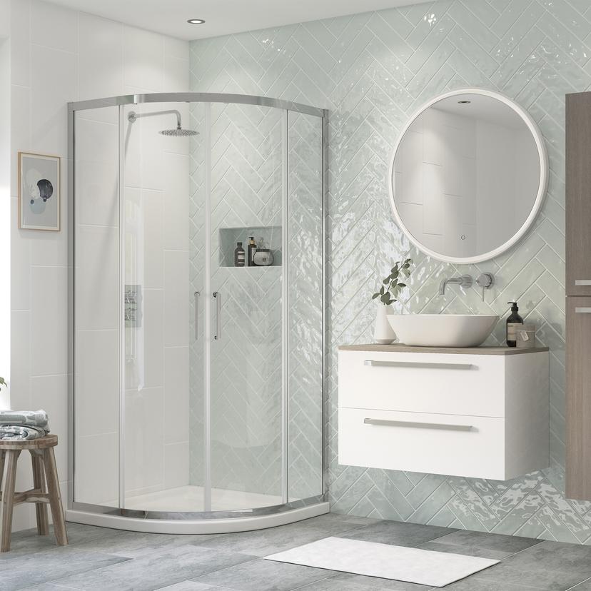 Ceri Framed 2 Door Quadrant Shower Enclosures