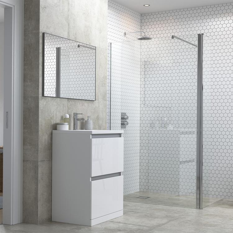 Ceri Optional 330mm(w) Rotatable Wetroom Panel (Retrofit)