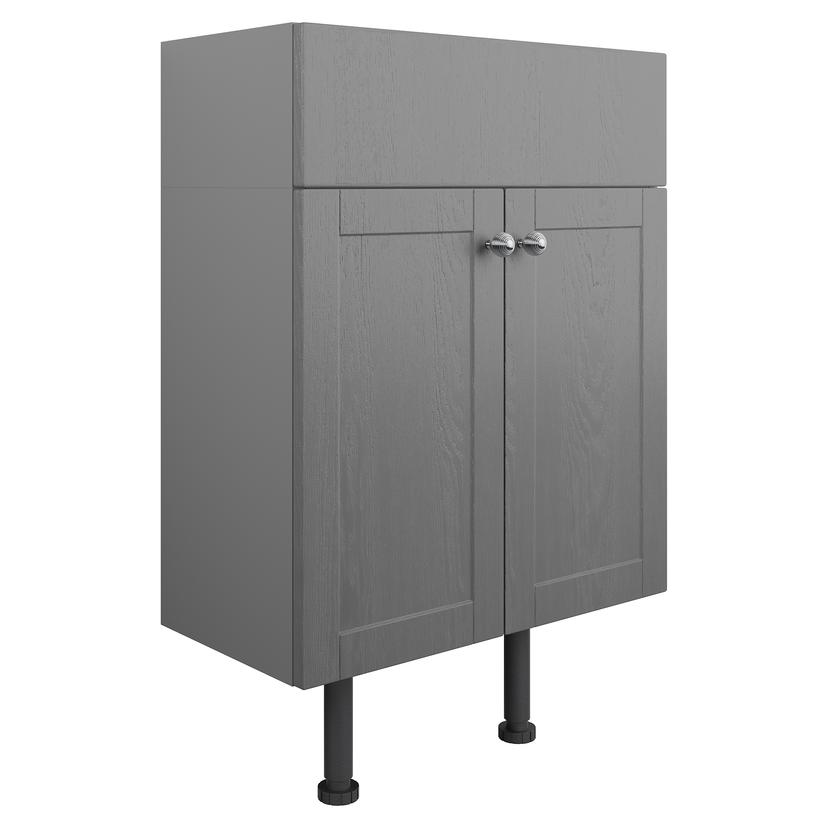 Kobe 500mm(w) 2 Door Basin Unit - Grey Ash