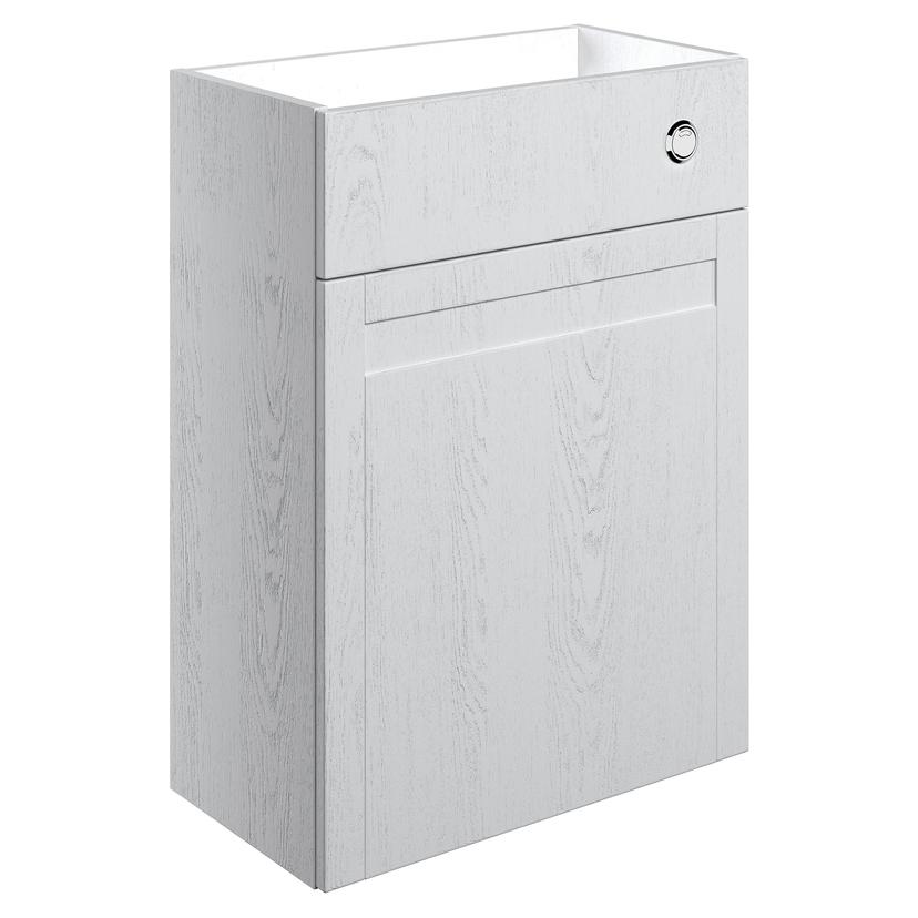 Kobe 500mm(w) WC Toilet Unit - Satin White Ash