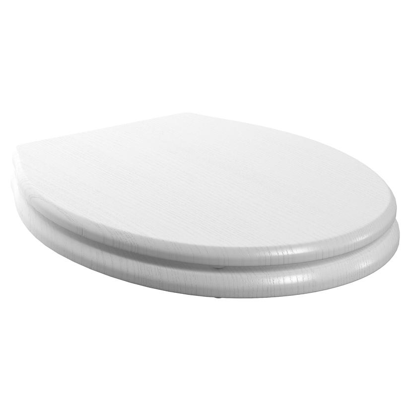 Kobe Soft Close Toilet Seat - Satin White Ash