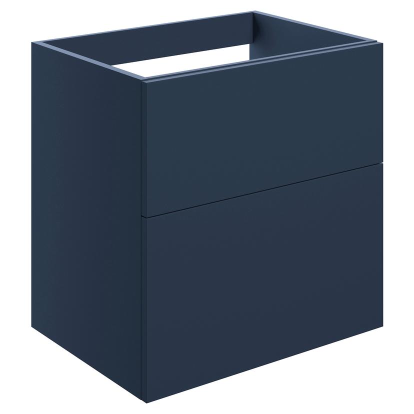 Yamagata 590mm(w) 2 Drawer Wall Unit (No Top) - Matt Deep Blue