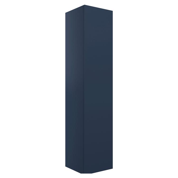 Yamagata 350mm(w) Wall Hung 1 Door Tall Unit - Matt Deep Blue