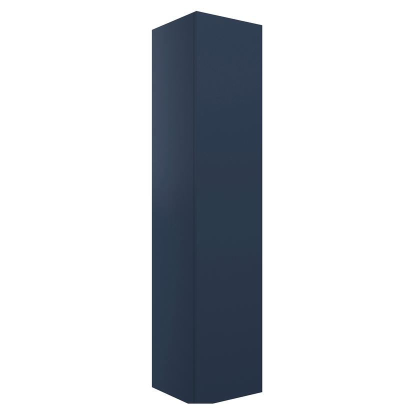 Yamagata 350mm(w) Wall Hung 1 Door Tall Unit - Matt Deep Blue