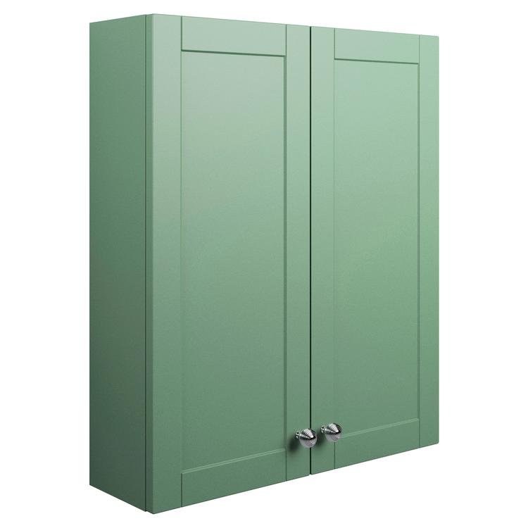 Kobe 600mm(w) 2 Door Wall Unit - Matt Sage Green