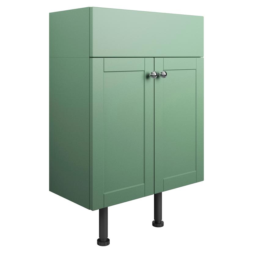 Kobe 500mm(w) 2 Door Basin Unit - Matt Sage Green