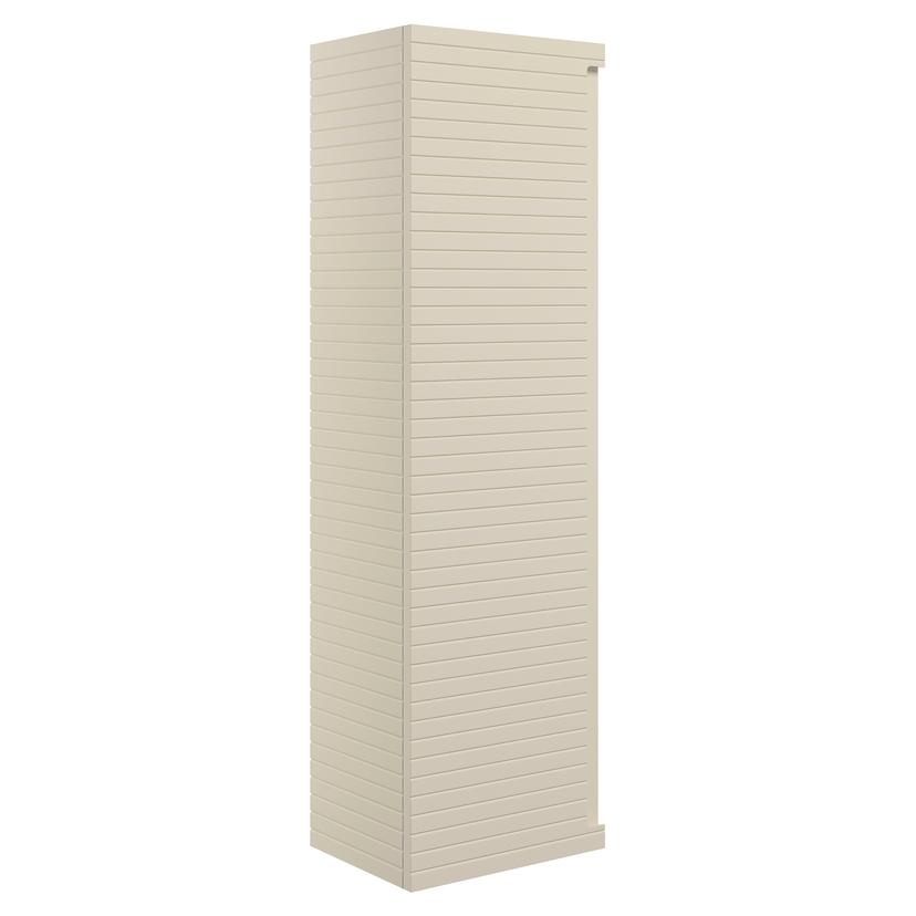 Kanto 350mm (W) x 1200mm (H) x 270mm (D) Wall Hung 1 Door Tall Unit - Matt Cotton