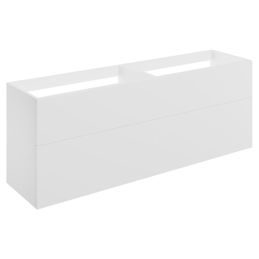 Yamagata 1180mm(w) 4 Drawer Wall Unit (No Top) - Matt White