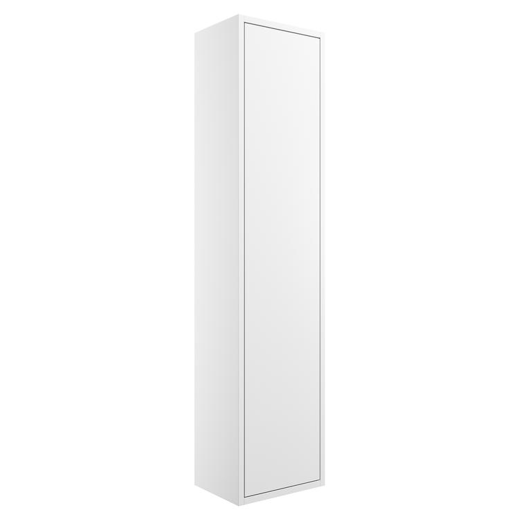 Chiba 300mm(w) 1 Door Wall Hung Tall Unit - Matt White