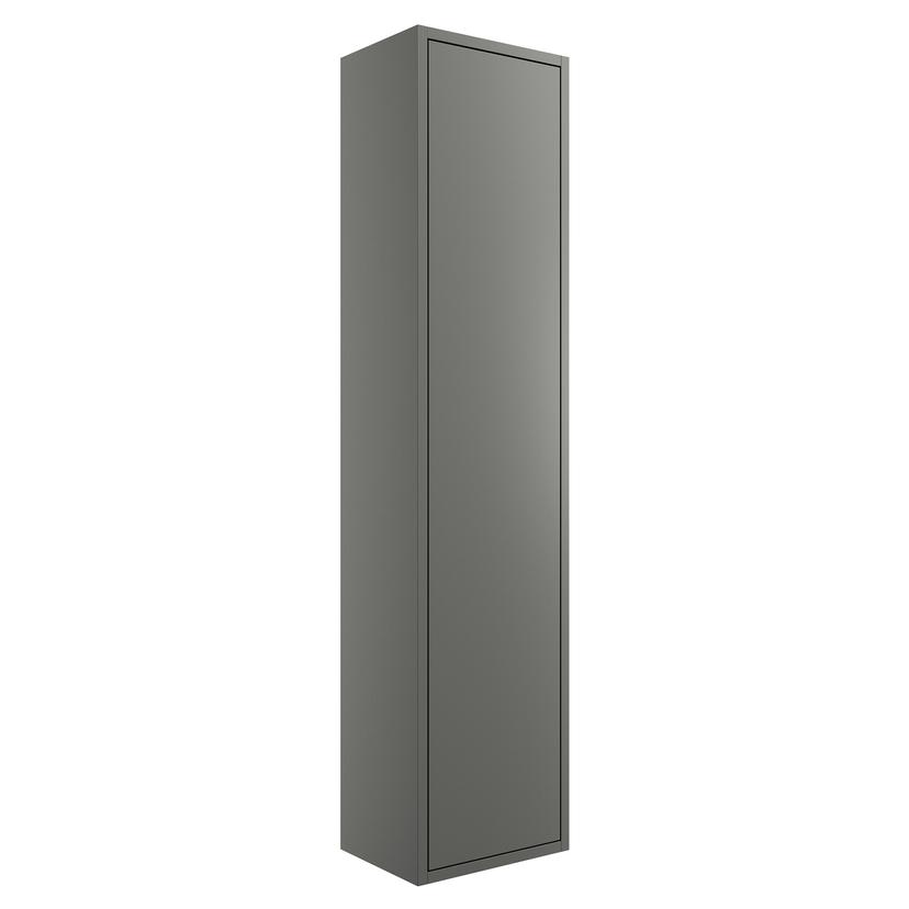 Chiba 300mm(w) 1 Door Wall Hung Tall Unit - Matt Grey