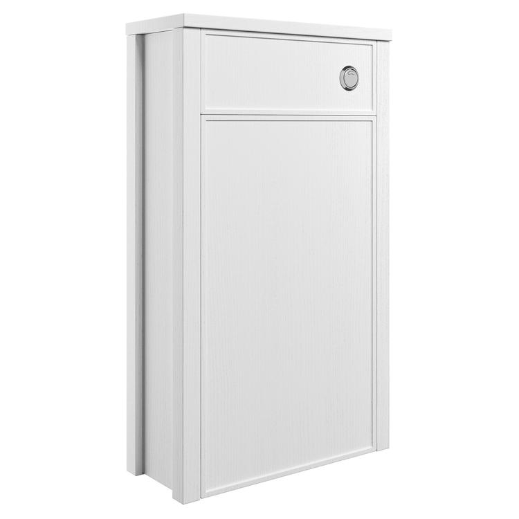 Sapporo 510mm(w) WC Toilet Unit - Satin White Ash