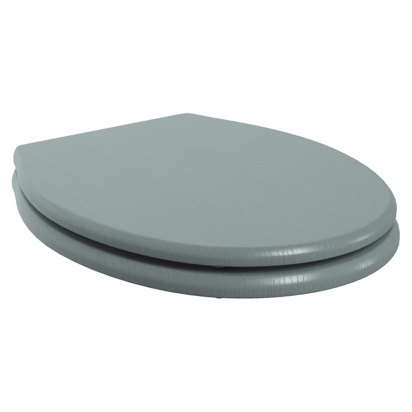 Sapporo Soft Close Wood Effect Toilet Seat - Sea Green Ash