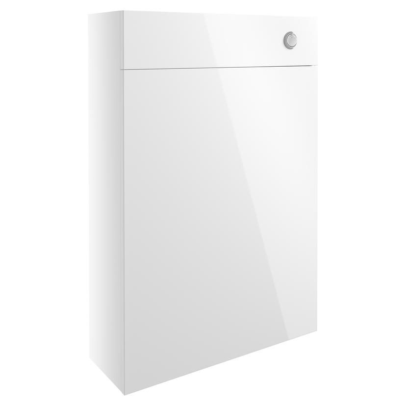 Tokyo 600mm(w) Slim WC Toilet Unit - White Gloss