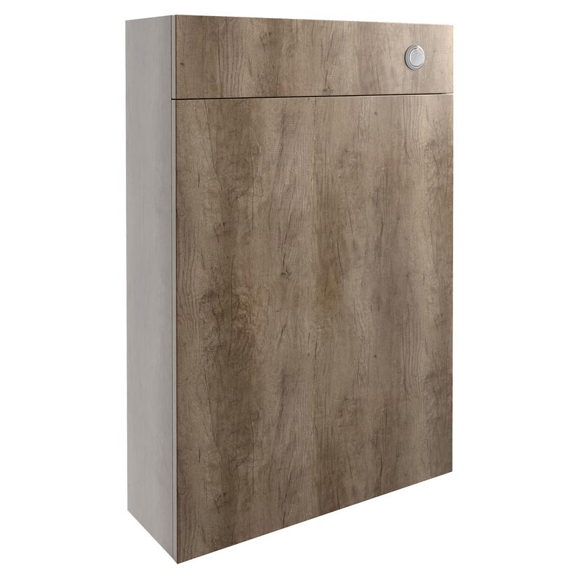 Tokyo 600mm(w) Slim WC Toilet Unit - Nebraska Oak