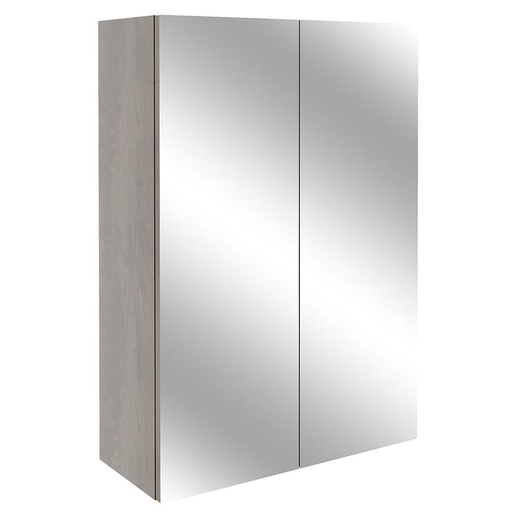 Tokyo 500mm(w) Mirrored Bathroom Cabinet - Nebraska Oak