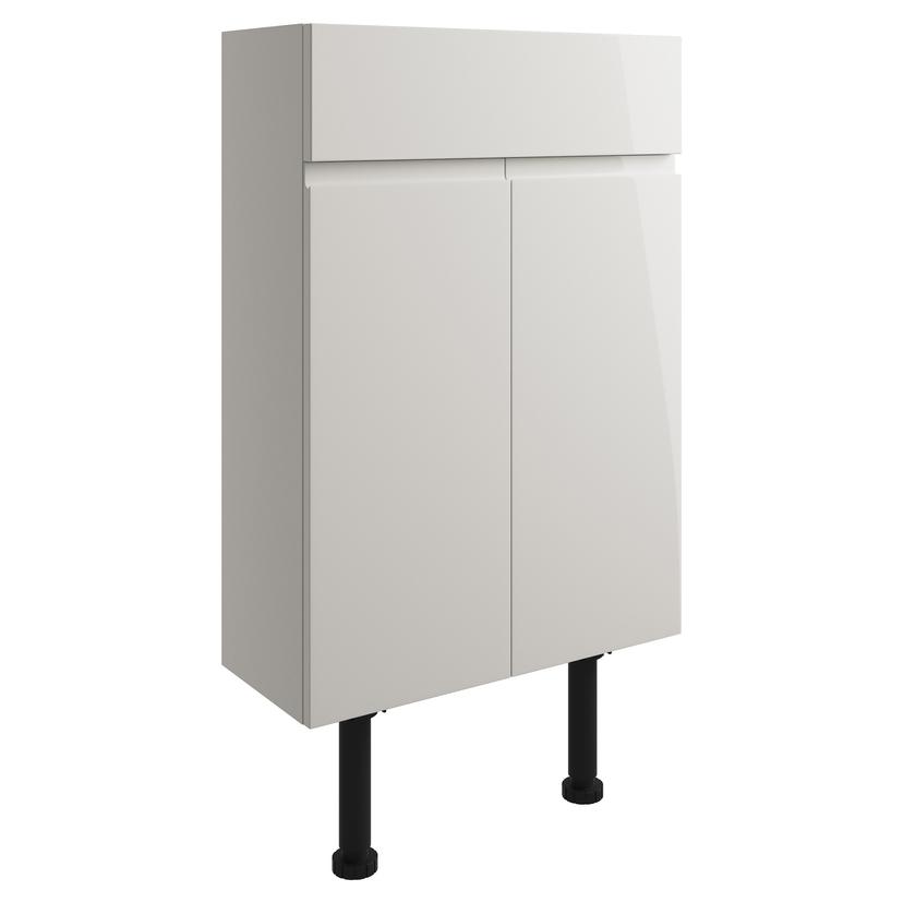 Nagoya 500mm(w) Slim Basin Unit - Pearl Grey Gloss