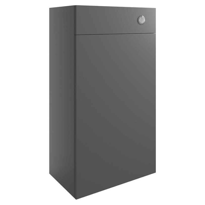 Nagoya 500mm(w) WC Toilet Unit - Onyx Grey Gloss