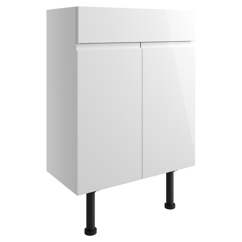 Nagoya 600mm(w) Basin Unit - White Gloss