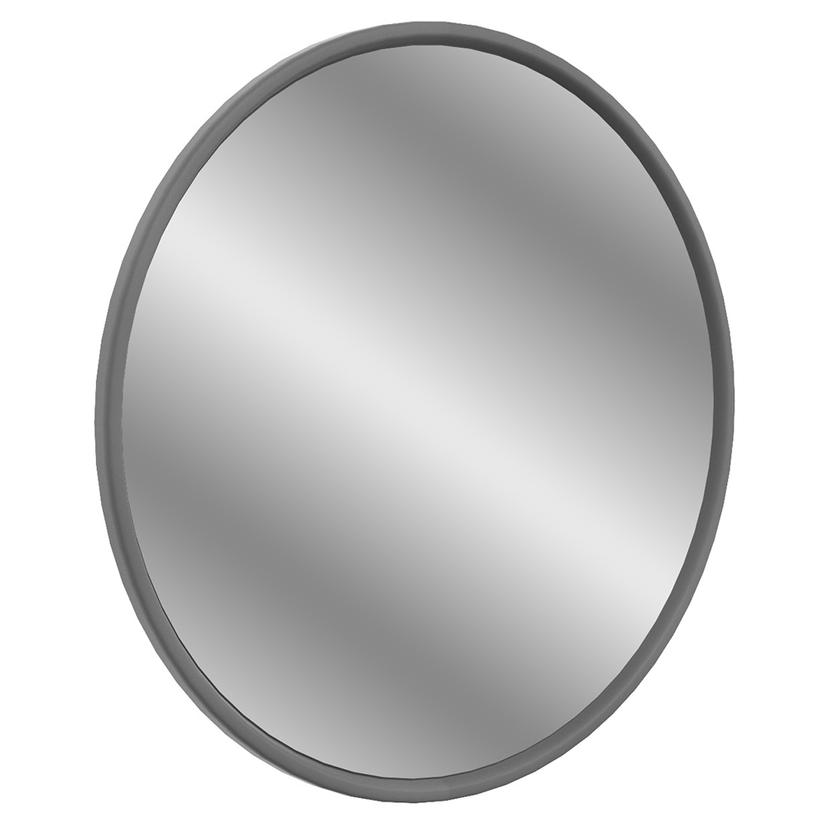 Sapporo 550mm Round Mirror - Grey Ash