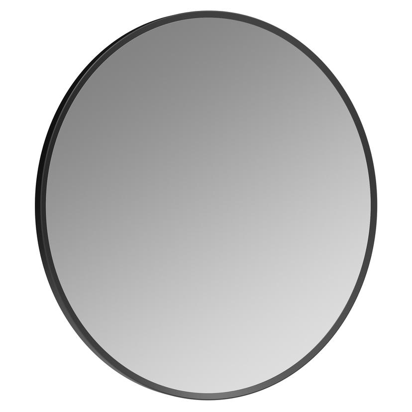 Virginia Round Bathroom Mirrors - Matt Black